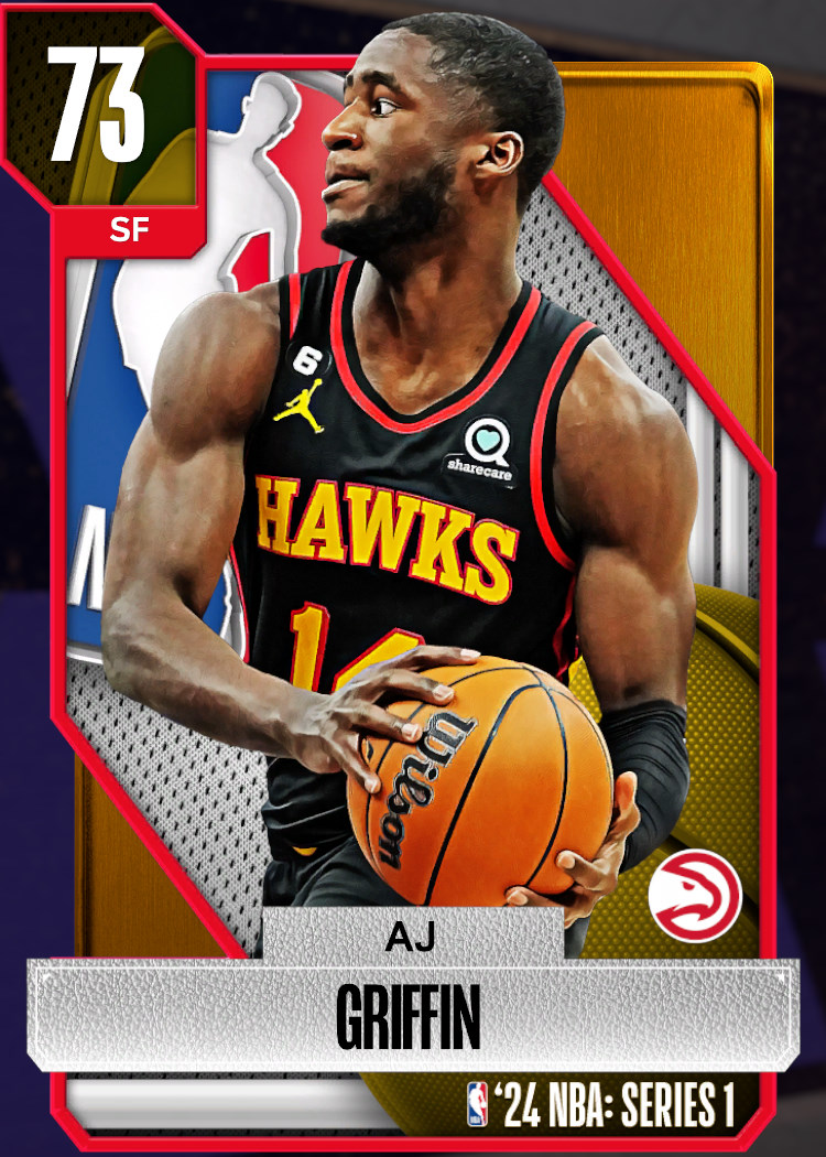 AJ Griffin NBA 2K24 Rating (Current Atlanta Hawks)