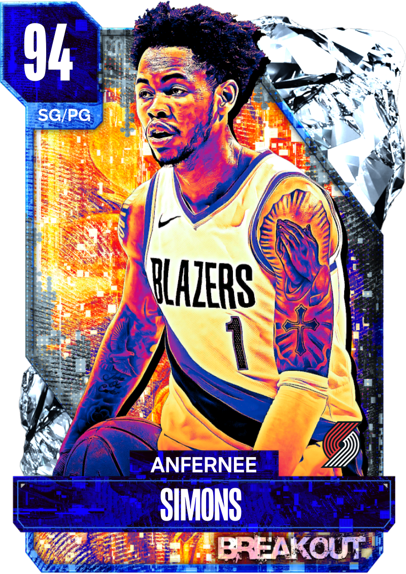 NBA 2K24 | 2KDB Diamond Anfernee Simons (94) Complete Stats