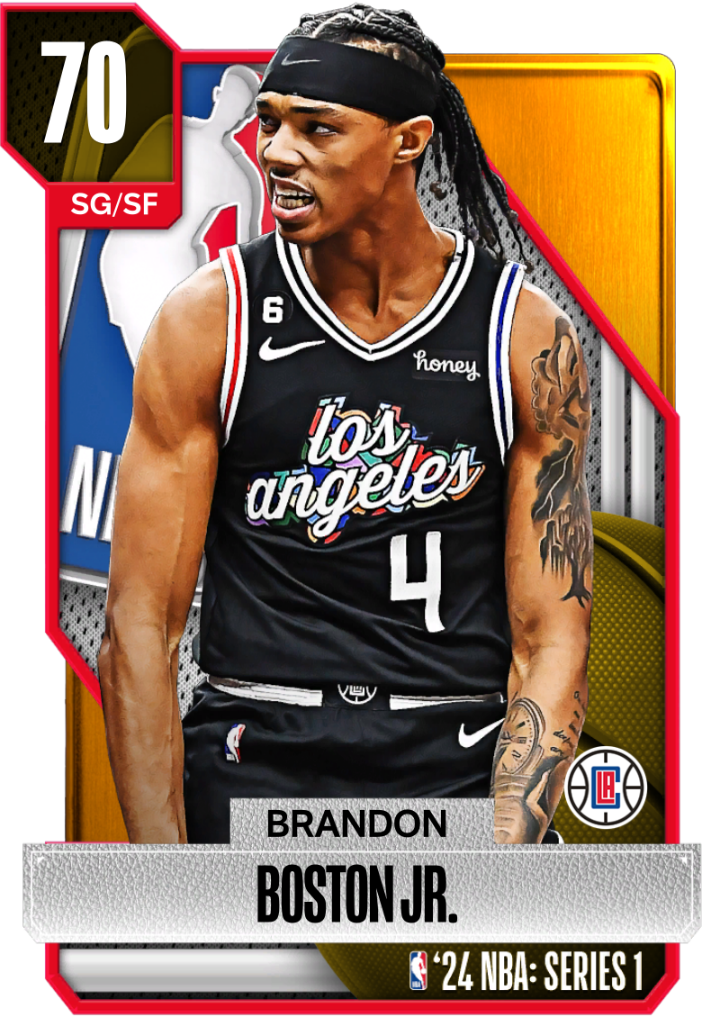 NBA 2K24 | 2KDB Gold Brandon Boston Jr. (70) Complete Stats