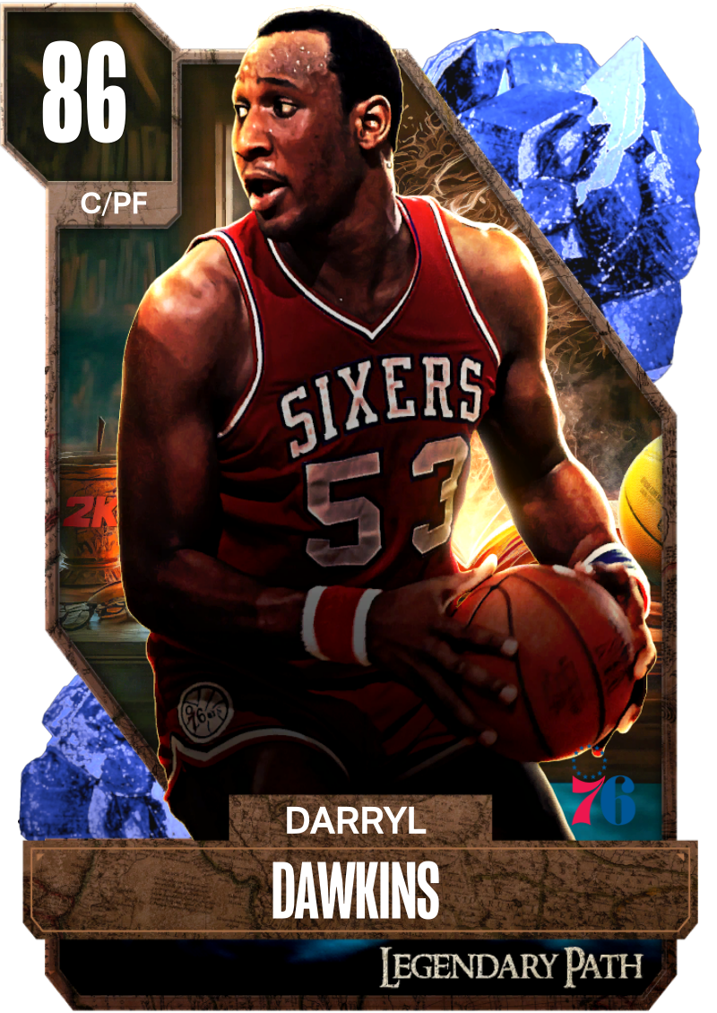 NBA 2K20  2KDB Ruby Darryl Dawkins (89) Complete Stats