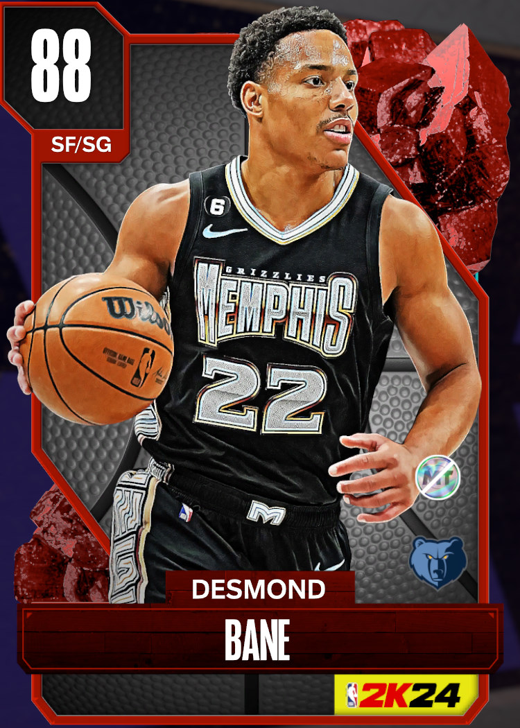 NBA 2K23  2KDB Amethyst Desmond Bane (91) Complete Stats