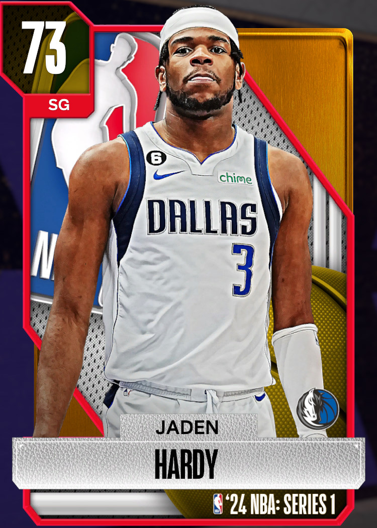 NBA 2K24  2KDB Gold Jaden Hardy (73) Complete Stats