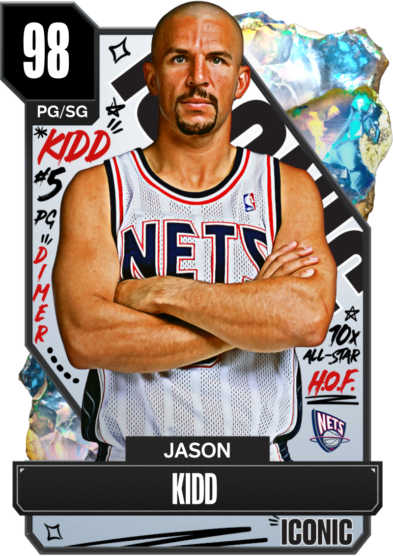 NBA 2K24 | 2KDB Galaxy Opal Jason Kidd (98) Complete Stats