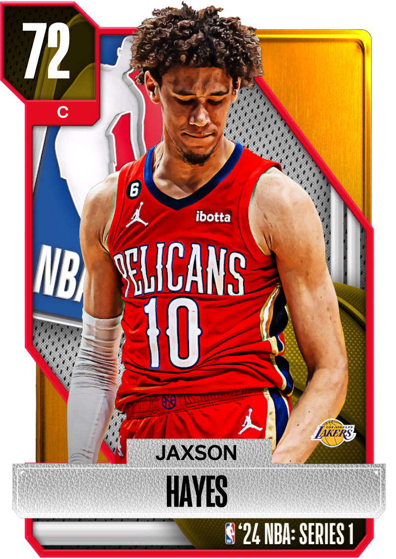 NBA 2K21  2KDB Gold Jaxson Hayes (76) Complete Stats