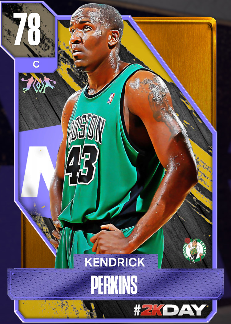 NBA 2K24  2KDB Gold Kendrick Perkins (78) Complete Stats