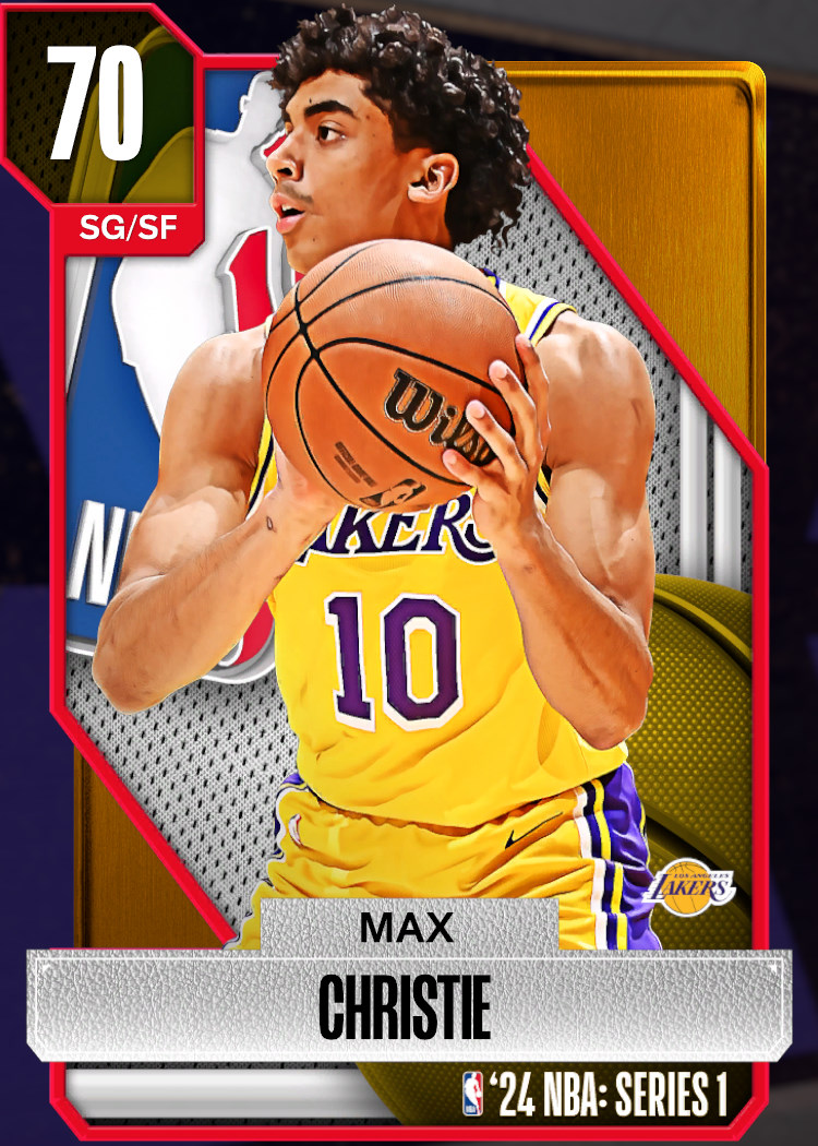 Max Christie NBA 2K24 Rating (Current Los Angeles Lakers)