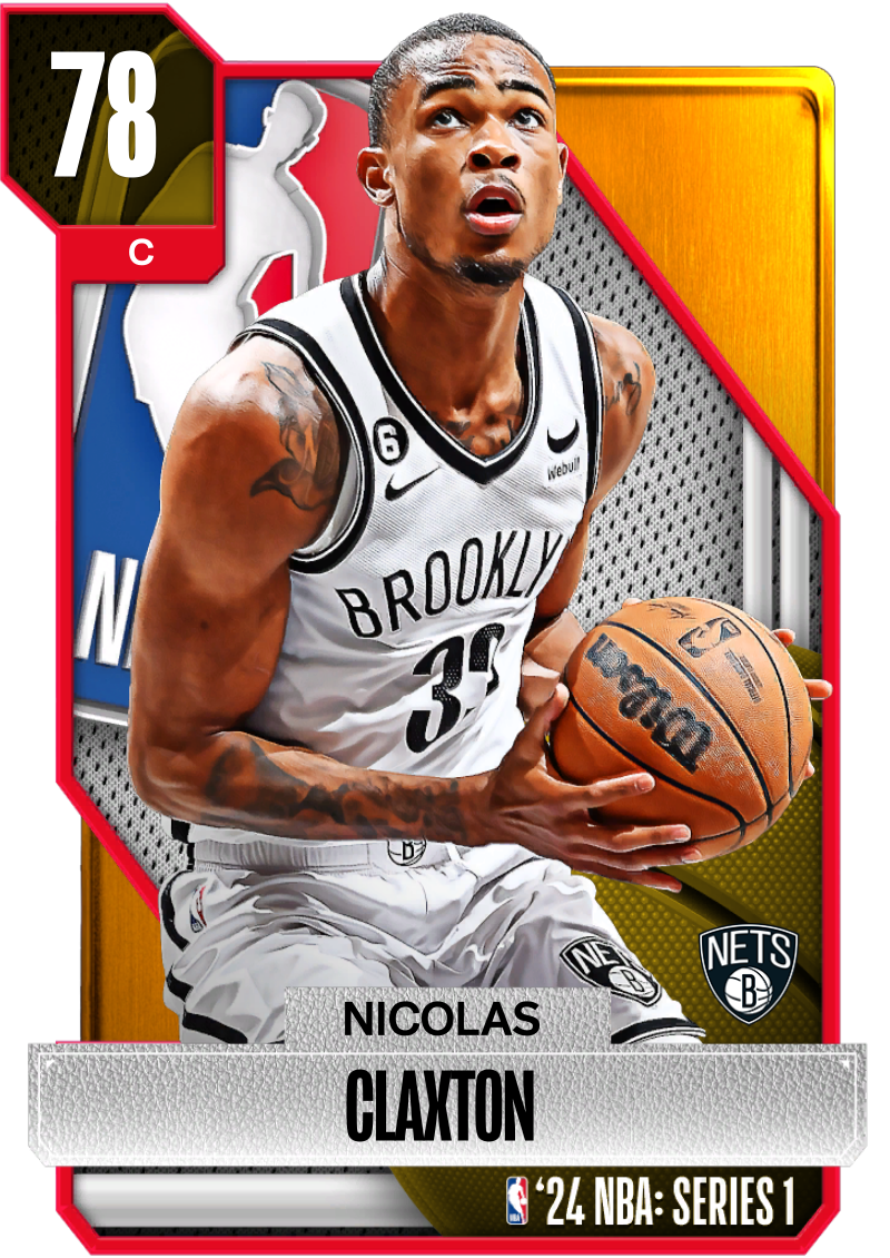 NBA 2K22  2KDB Gold Nicolas Claxton (72) Complete Stats