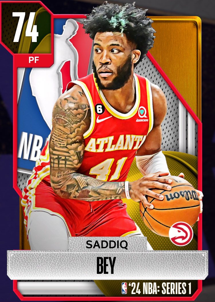 Saddiq Bey NBA 2K24 Rating (Current Atlanta Hawks)