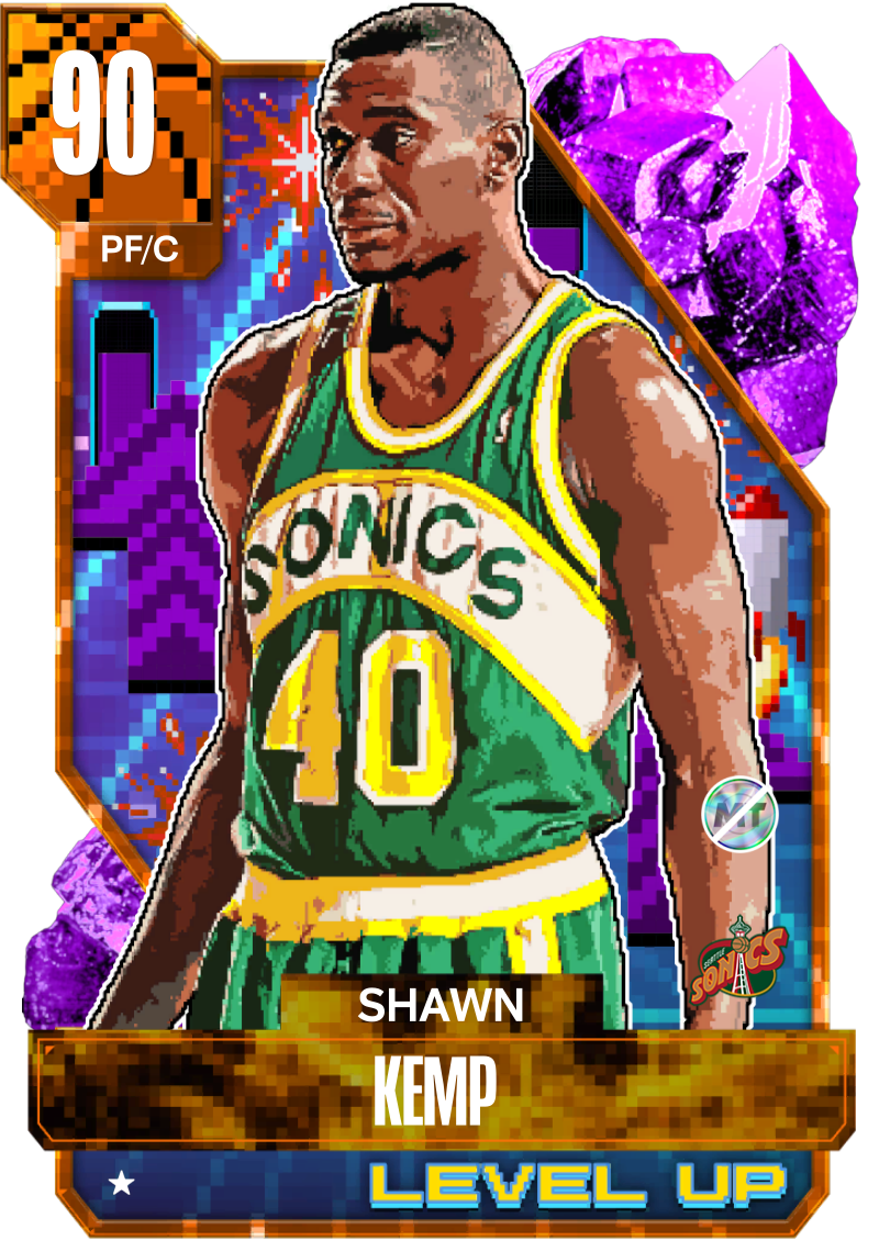 NBA 2K21  2KDB Diamond Shawn Kemp (94) Complete Stats