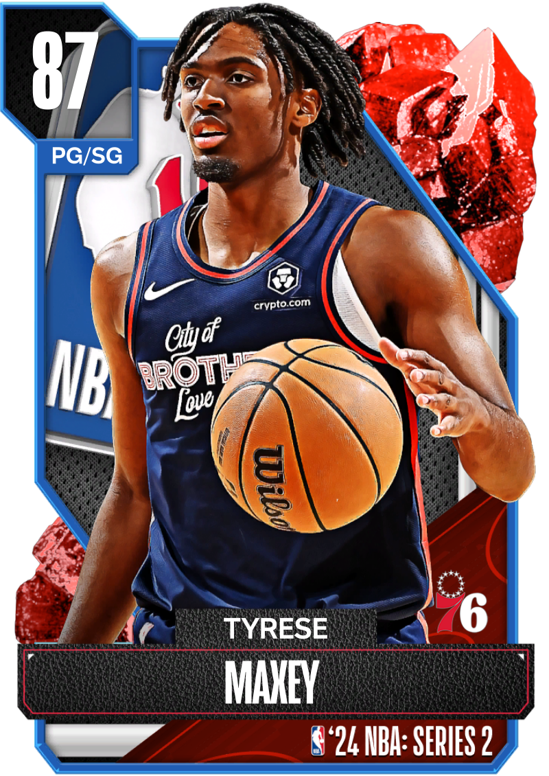 NBA 2K24 | 2KDB Ruby Tyrese Maxey (87) Complete Stats