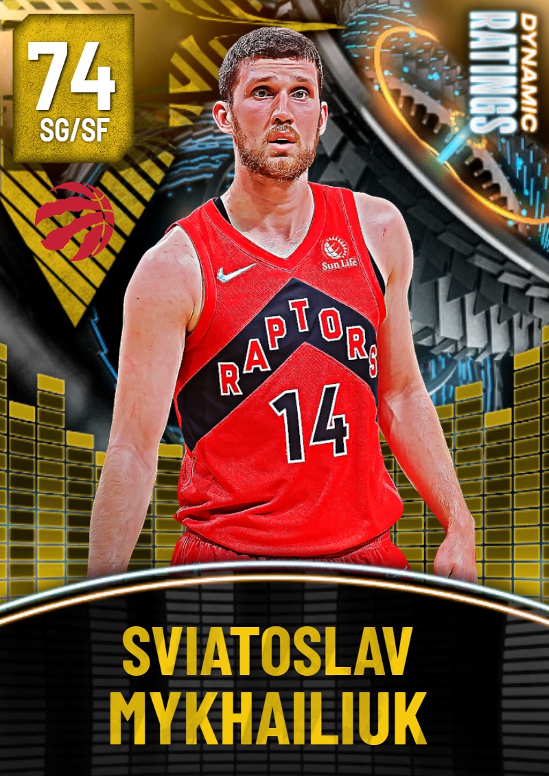 74 Sviatoslav Mykhailiuk | Toronto Raptors
