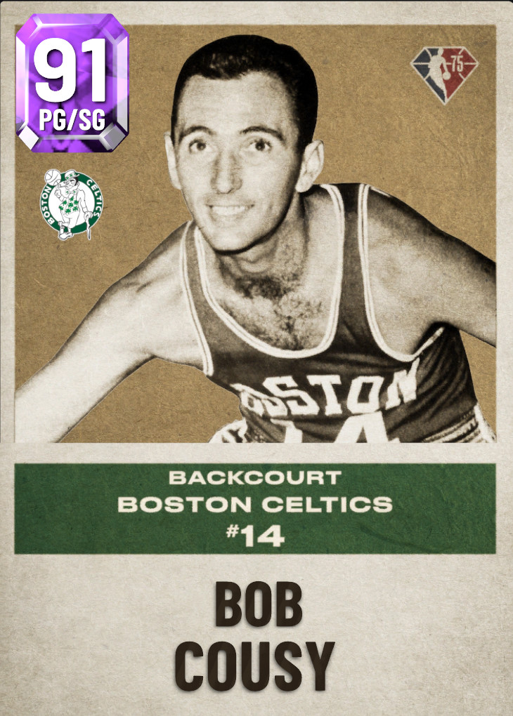 91 Bob Cousy | NBA 75th Anniversary