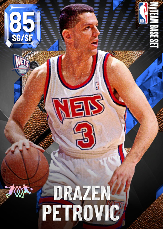 85 Drazen Petrovic | New Jersey Nets