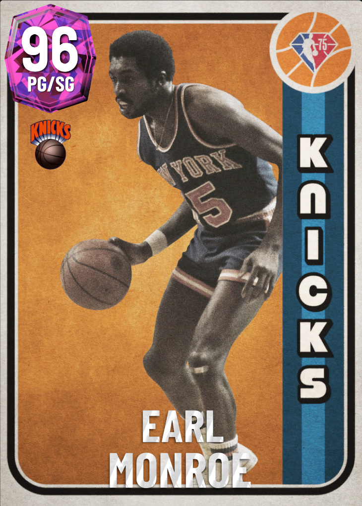 96 Earl Monroe | NBA 75th Anniversary