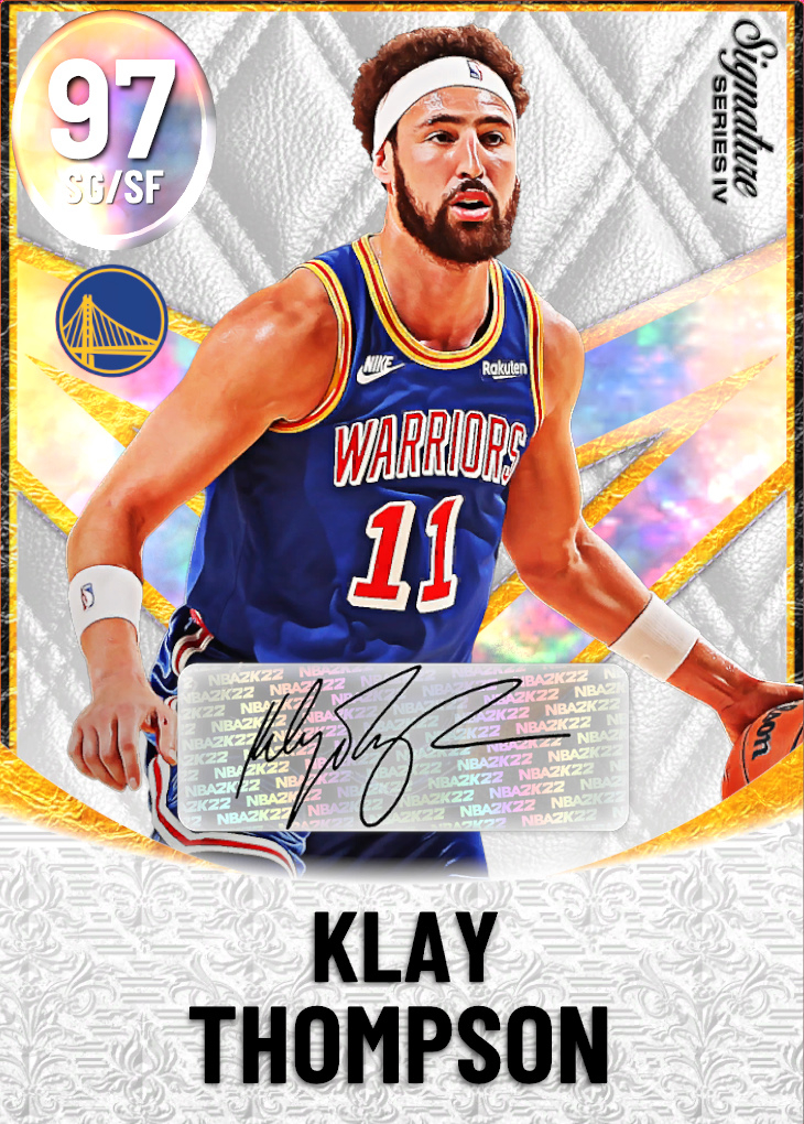 97 Klay Thompson | Signature Series Signed IV