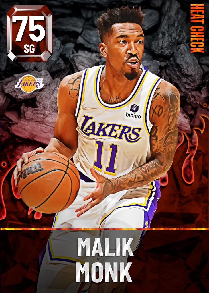 75 Malik Monk | Los Angeles Lakers