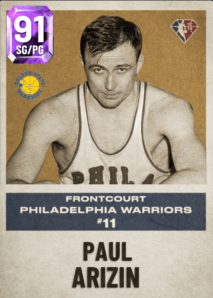 91 Paul Arizin | NBA 75th Anniversary