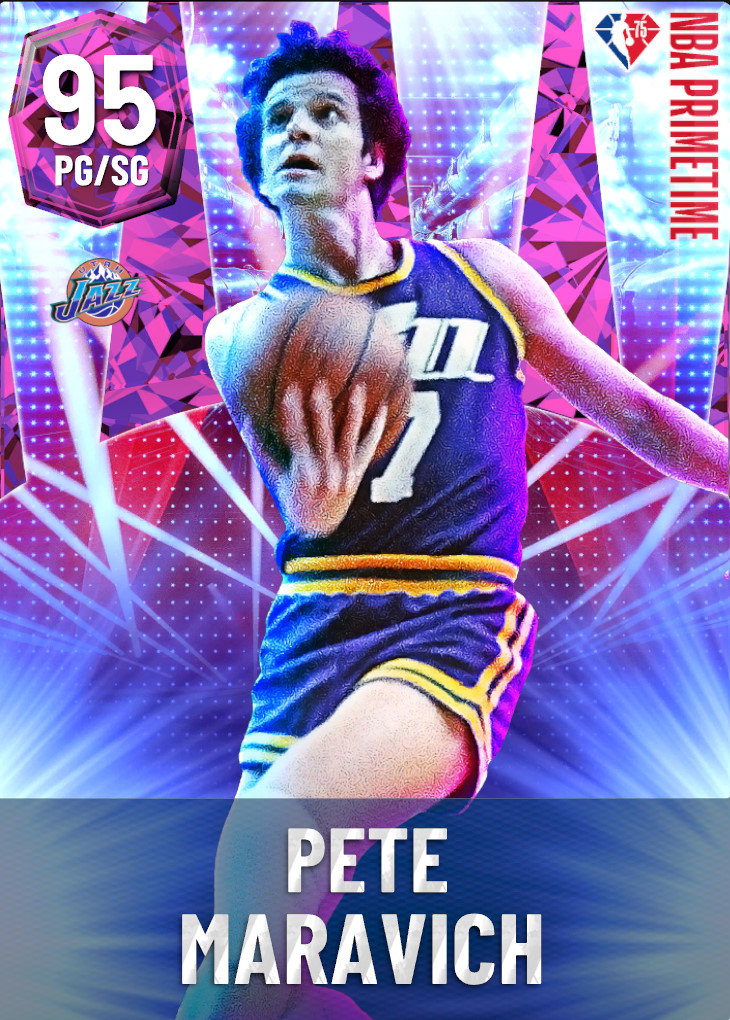 95 Pete Maravich | NBA Primetime