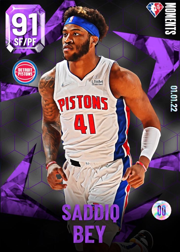 91 Saddiq Bey | Detroit Pistons