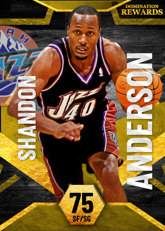 75 Shandon Anderson | Domination Rewards